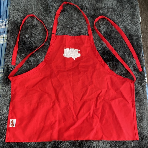 Rare WFM Holidays red special edition apron - Picture 8 of 17